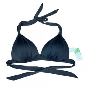 NWT Bikini Top -  Fashion Classic Collection Ruched Padded Swimsuit Top Sz XL